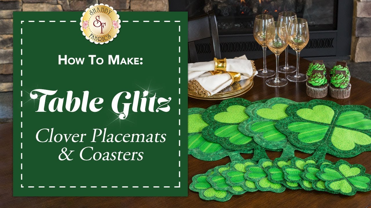Table Glitz Series - March | A Shabby Fabrics Sewing Tutorial
