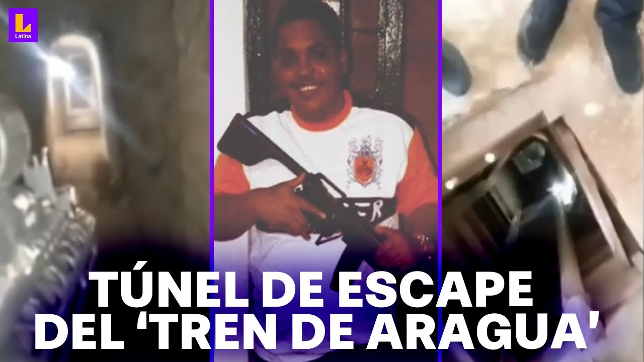 Cabecillas del 'Tren de Aragua' escaparon en estos t&uacute;neles de la c&aacute;rcel de Tocor&oacute;n