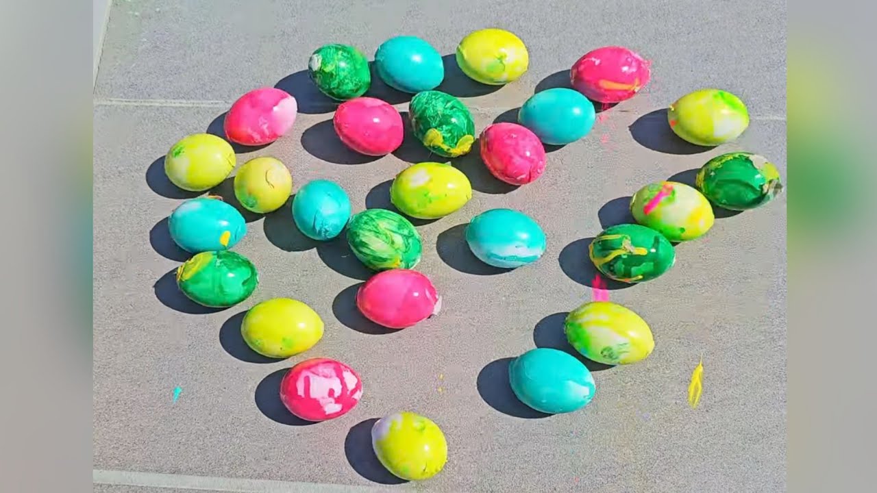 🎈Breaking Glass Bottles and Balloon drops🌈 - Crushing Crunchy & Soft Things💥⚠️🔥