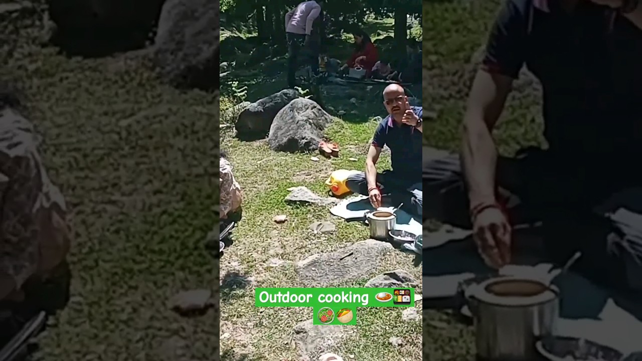 outdoor cooking 🍛🍱🥗🥙😋😍 #outdoorcooking #outdoors #cooking #manali #himachal #mountains #food #foodie