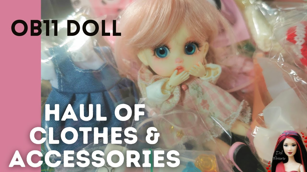 HAUL OF CLOTHES & ACCESSORIES FOR OB11 Artist Doll Unboxing. Obitsu 11 BJD from Aliexpress