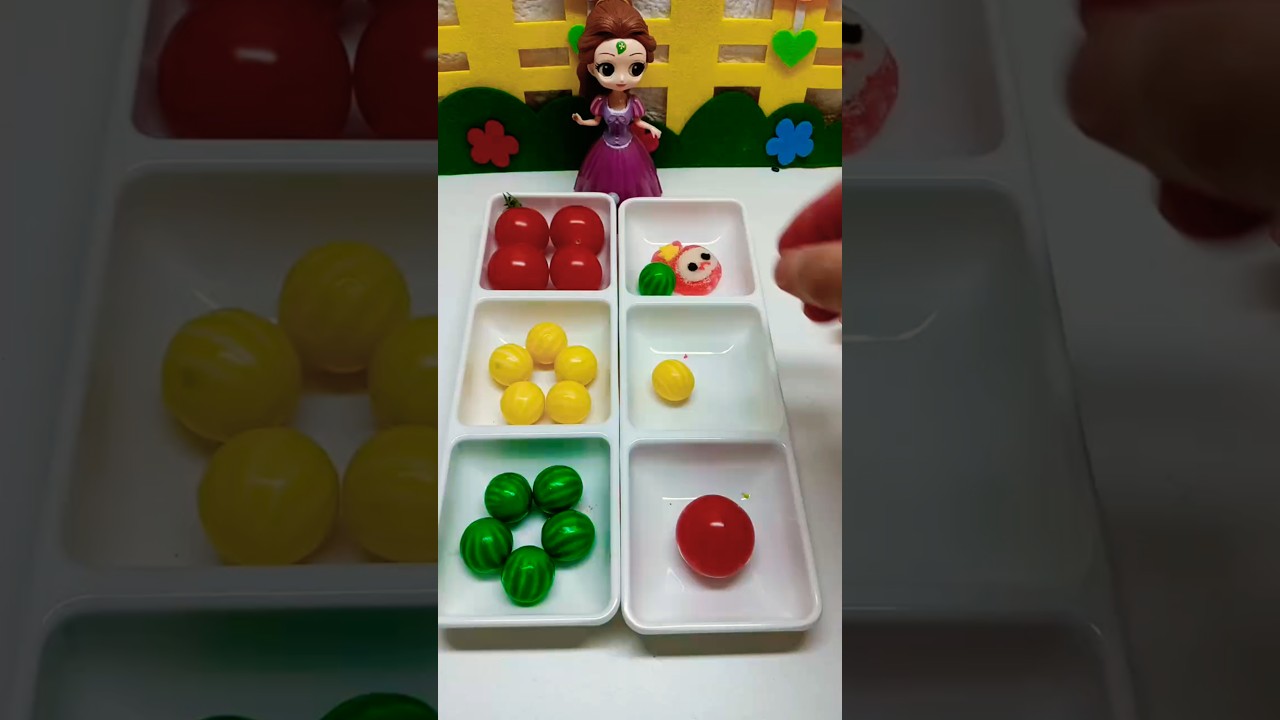 Mini toy collection opening with colorful tiny surprises 