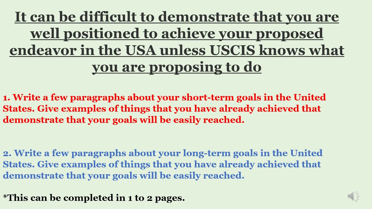Solidify 🪨your proposed endeavor with a written future plan 🖥️ for your EB-2 NIW immigration case