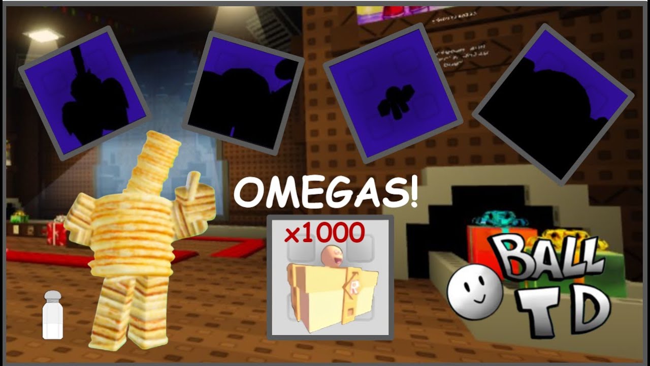 [Ball Tower Defense] Opening 1000 Super Presents!(Can i get Shiny Omega?)