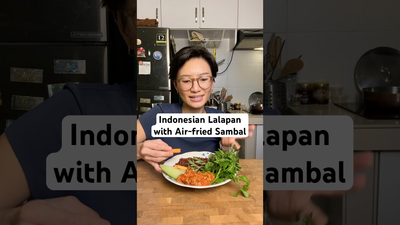 this Indonesian salad is the GOAT of salad around here region! #lalapansayuran