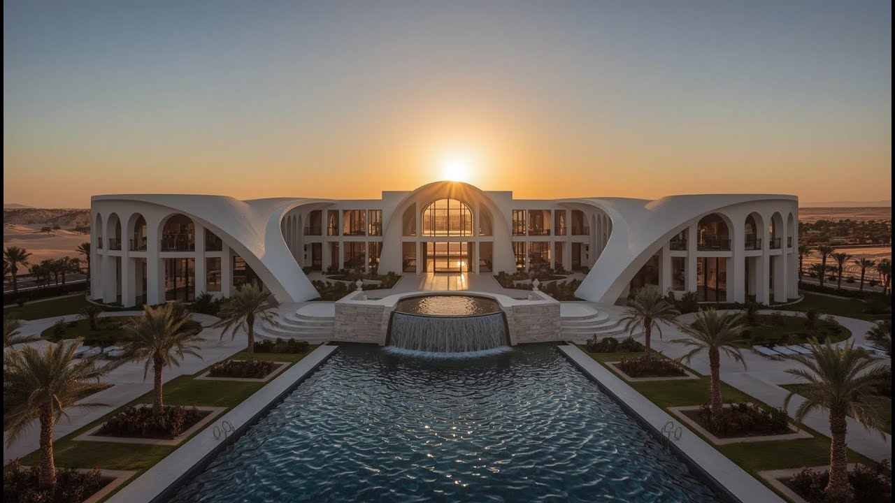 Inside a $500 Million Dubai Mega Mansion | 250-Acre Virtual Estate Tour (4K AI Concepts)