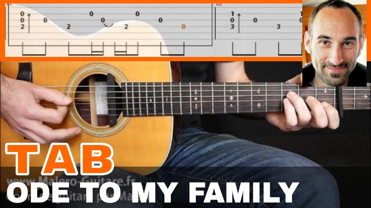 Ode To My Family Guitar Tab