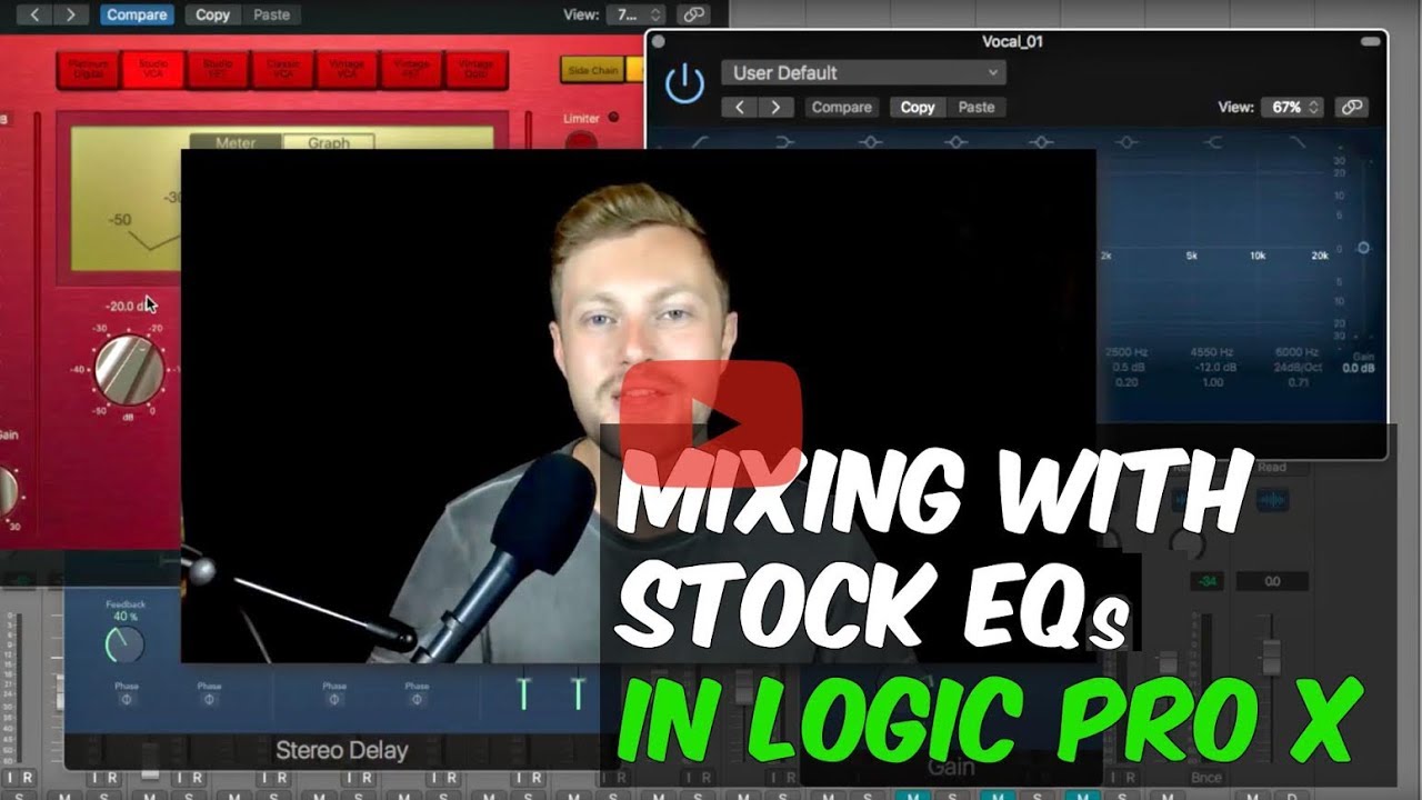 How to use stock EQ plugins in Logic Pro X with Rob Mayzes - Warren Huart: Produce Like a Pro