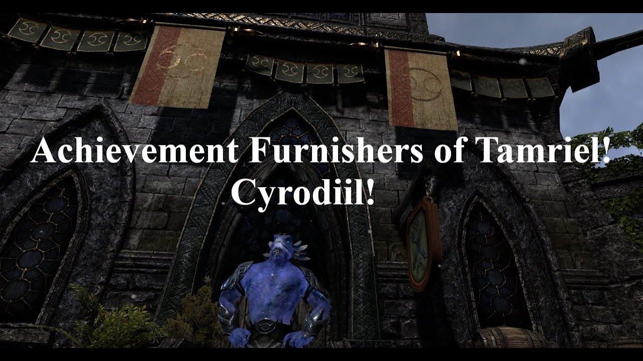 ESO Achievement Furnishers of Tamriel Cyrodiil