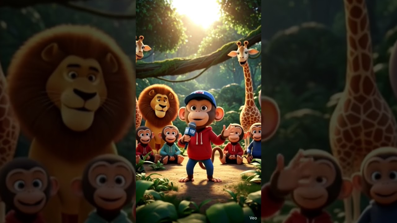 Bandar Bana Jungle Vlogger 🐒📸 | Cute Monkey Jungle Short