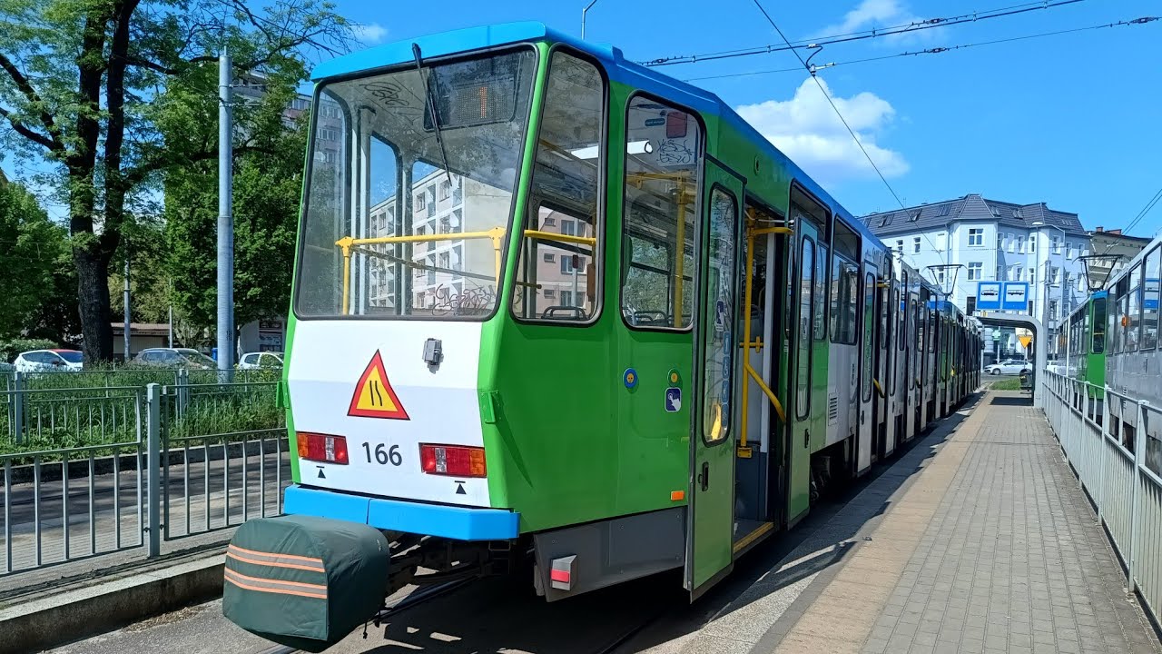Szczecin, linia 1, Tatra KT4DtM #153+#166