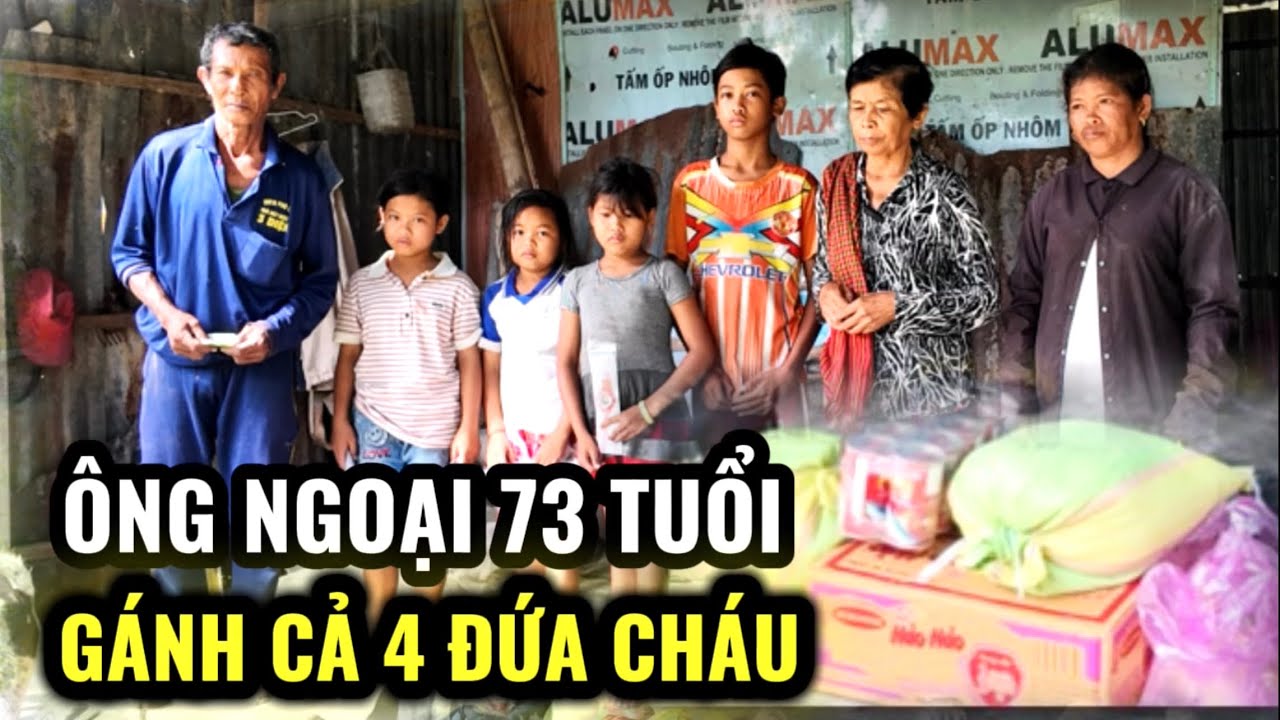 Ông Ngoại 73 Tuổi Gồng Gánh 4 Đứa Cháu – Sự Thật Khiến Ai Cũng Nghẹn Lòng