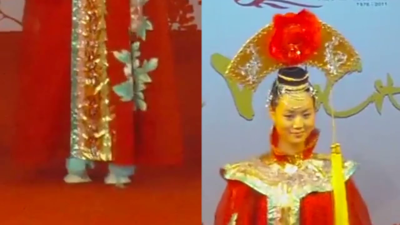 Flower Pot shoes 0005 Qing Manchu princess 花盆鞋 满族公主