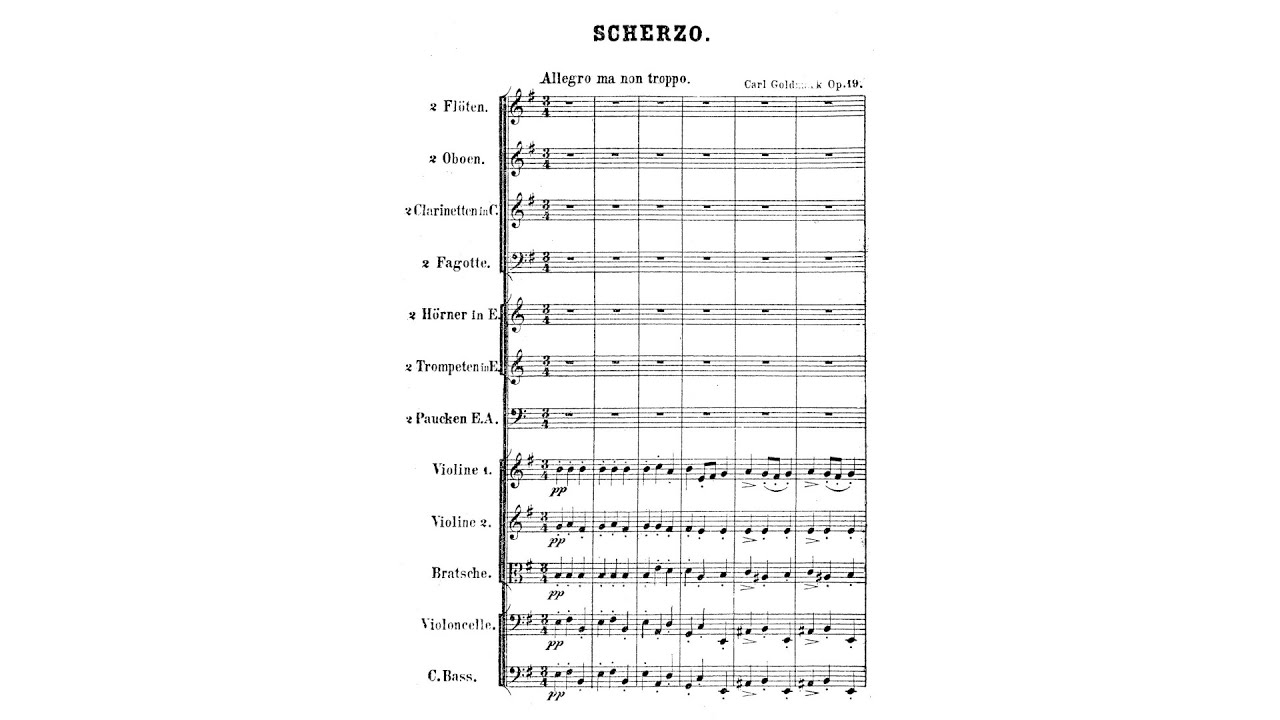 Karl Goldmark – Scherzo in E minor & Scherzo in A major (Op.19 and Op.45)