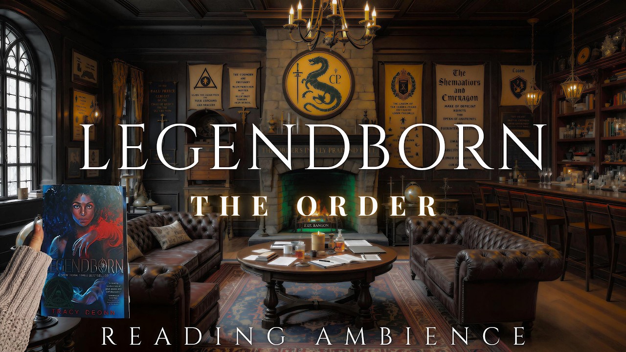 Legendborn - The Order&rsquo;s Common Room ⚔️ | Dark Academia Reading Ambience 📖🕯️🔮