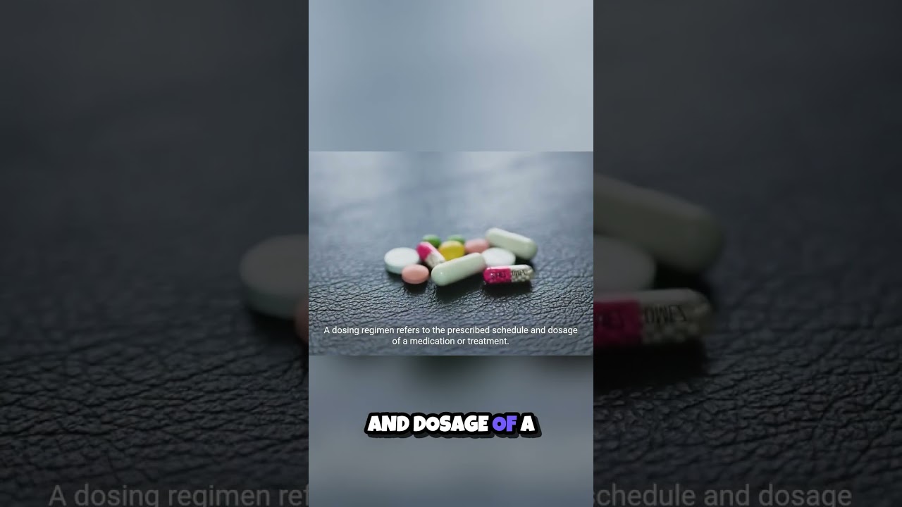 Mastering Medication  The Art of Dosing Regimens 💊