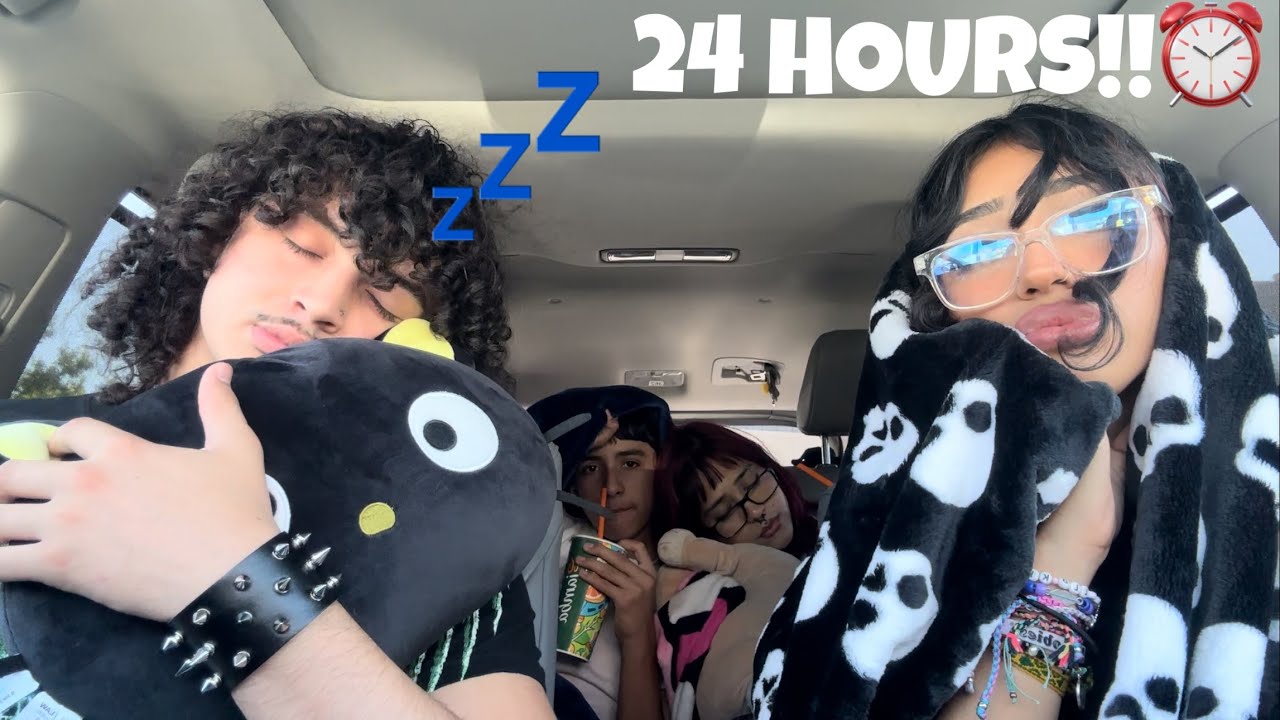WE HAD A SLEEPOVER IN THE CAR IN LA!!💤 (VLOG)