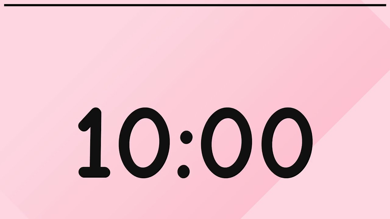 10 Minute Classroom Timer (Valentine’s Day) | Projector Friendly Countdown