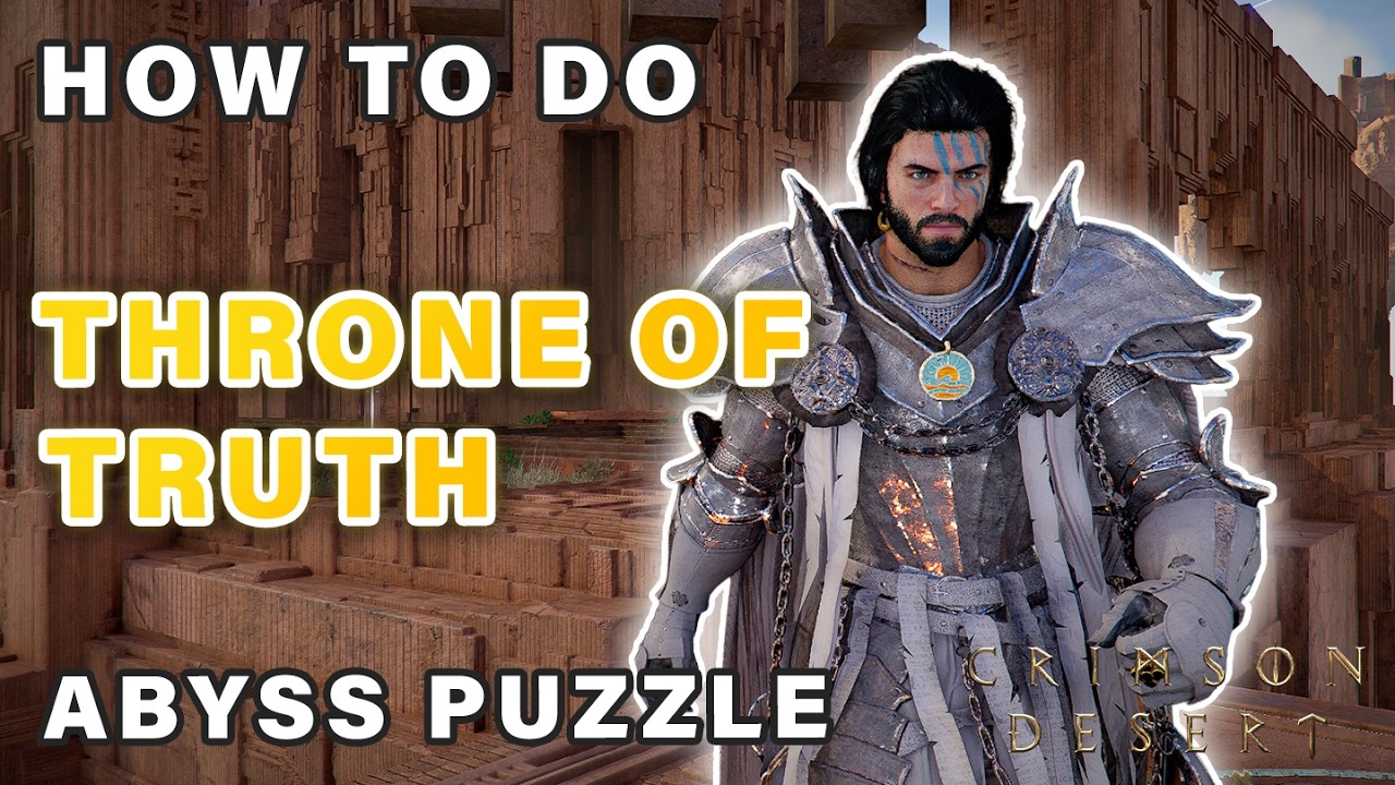 How to do Throne of Truth Puzzle in Abyss ► Crimson Desert