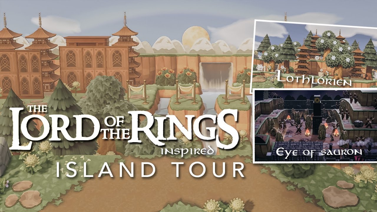 Lord of the Rings inspired Island Tour: Animal Crossing New Horizons Island