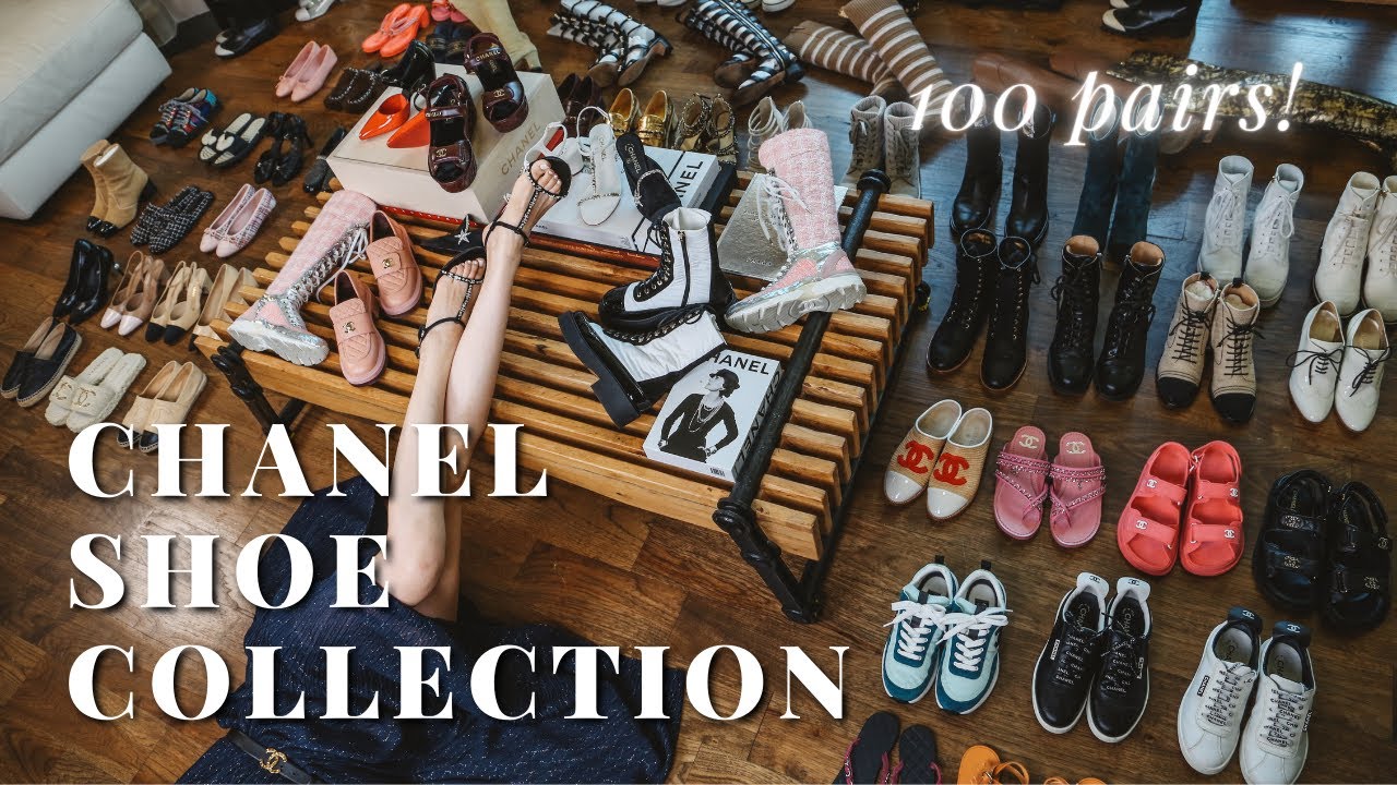 我的100双香奈儿 | My CHANEL Shoe Collection! | Review & Try On!