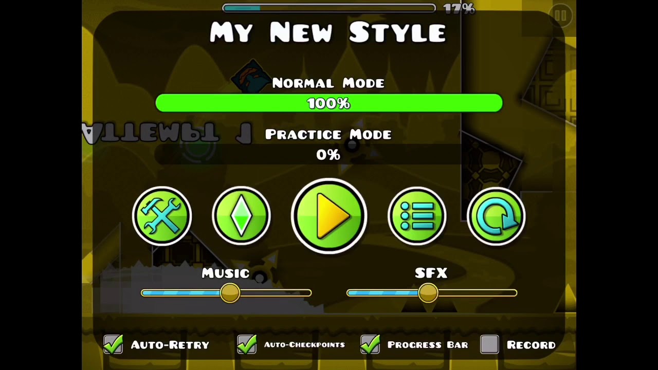 Geometry Dash SpeedBuild #2 | Adding Air Deco And Custom BG To The Level!