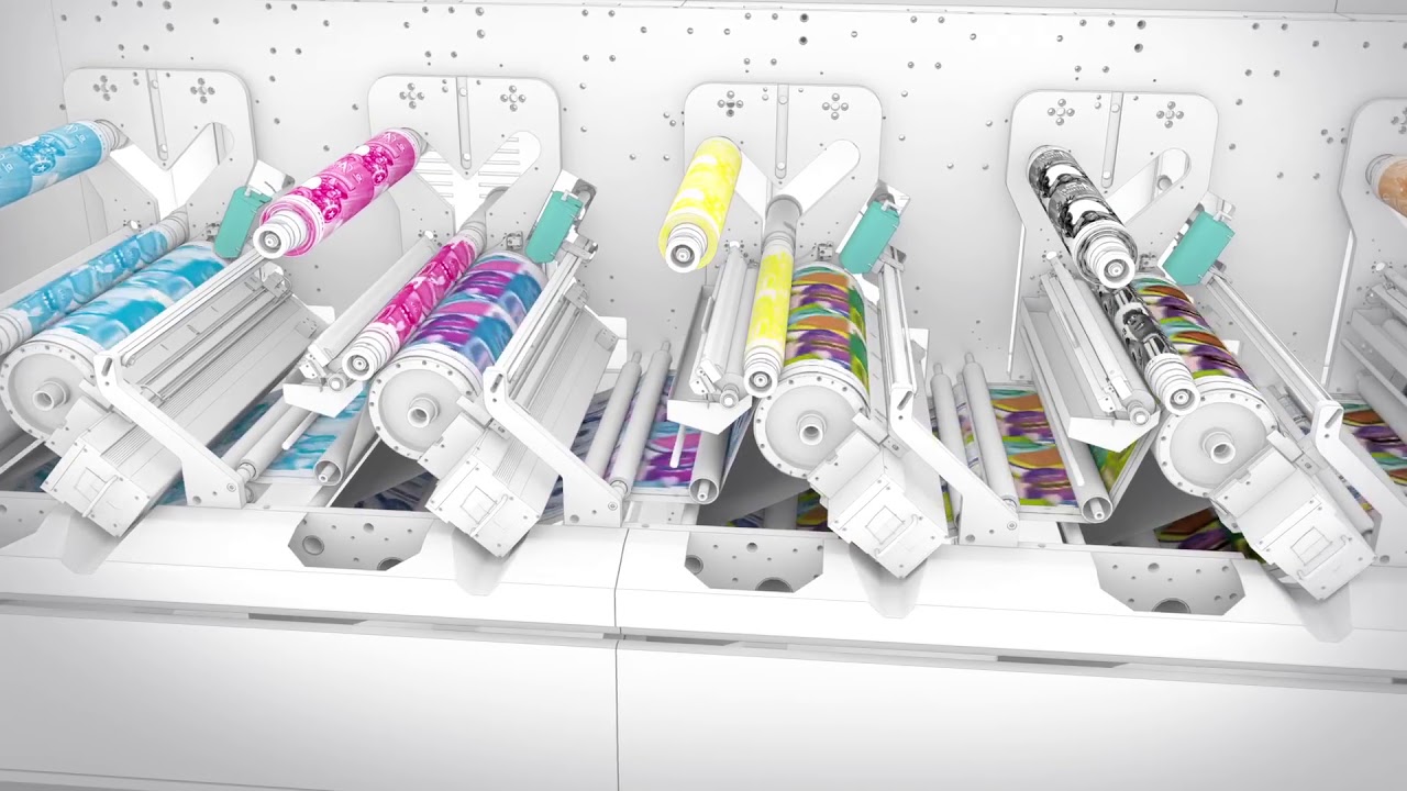 BOBST Flekso Etiket Baskı Makinası-Dijital Flekso