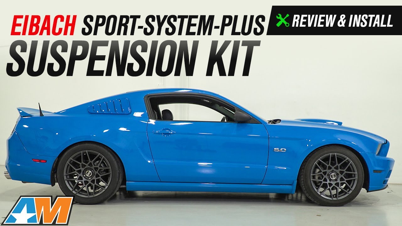 2011-2014 Mustang GT, V6 Eibach Sport-System-Plus Suspension Kit Review & Install