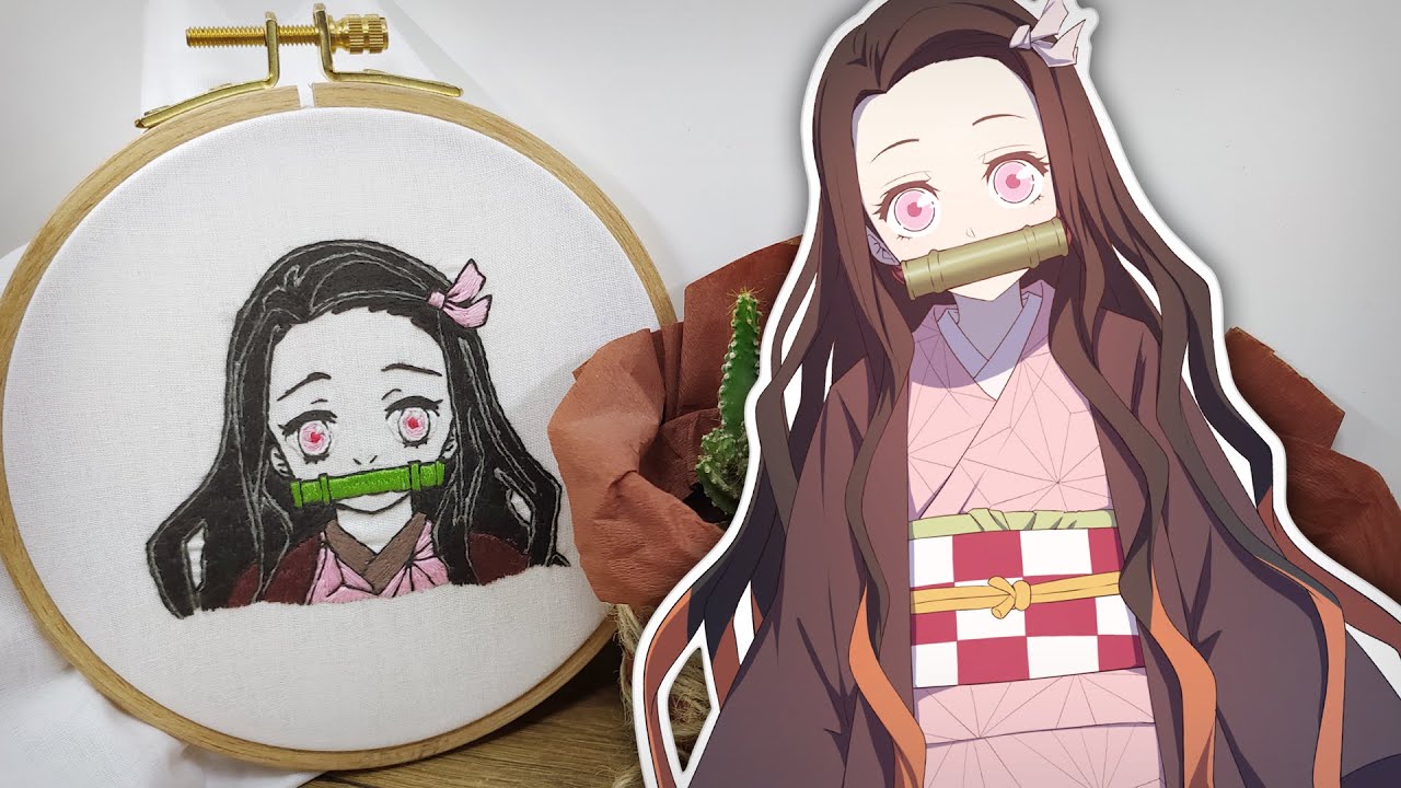 DEMON SLAYER | NEZUKO | DEMON SLAYER EMBROIDERY
