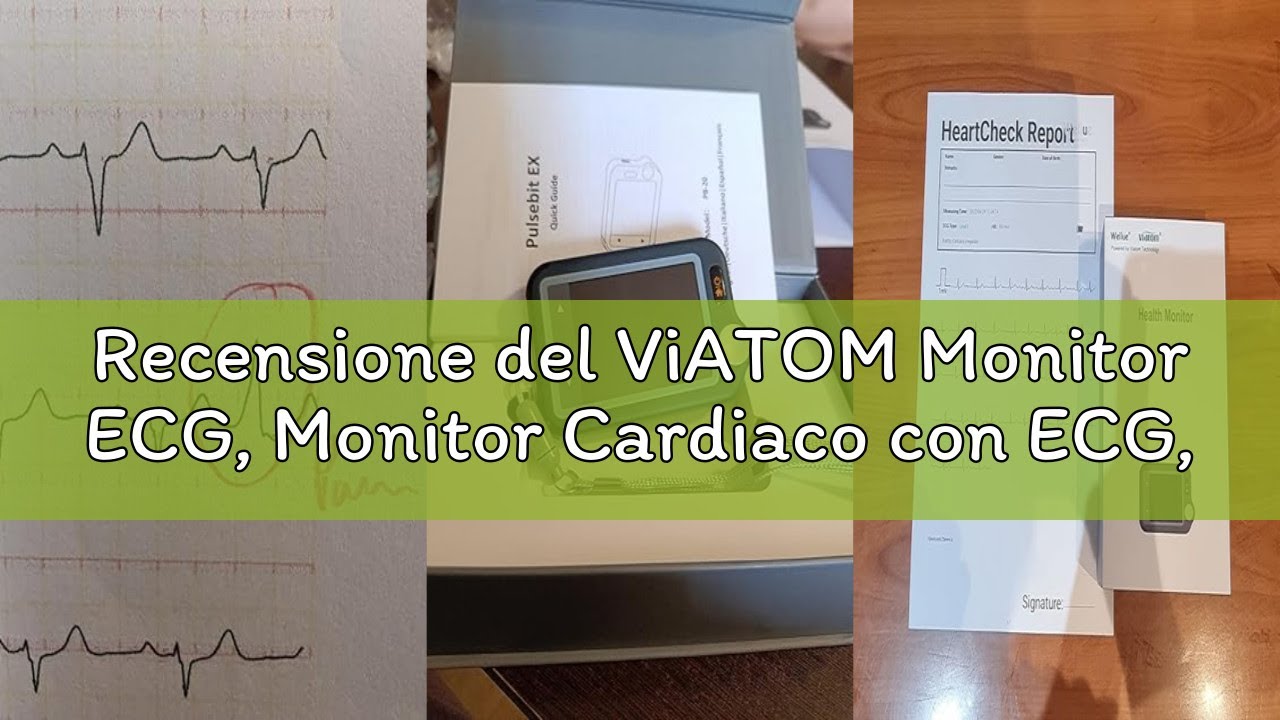 Recensione del ViATOM Monitor ECG, Monitor Cardiaco con ECG, Dispositivo Cardiaco Bluetooth con iOS