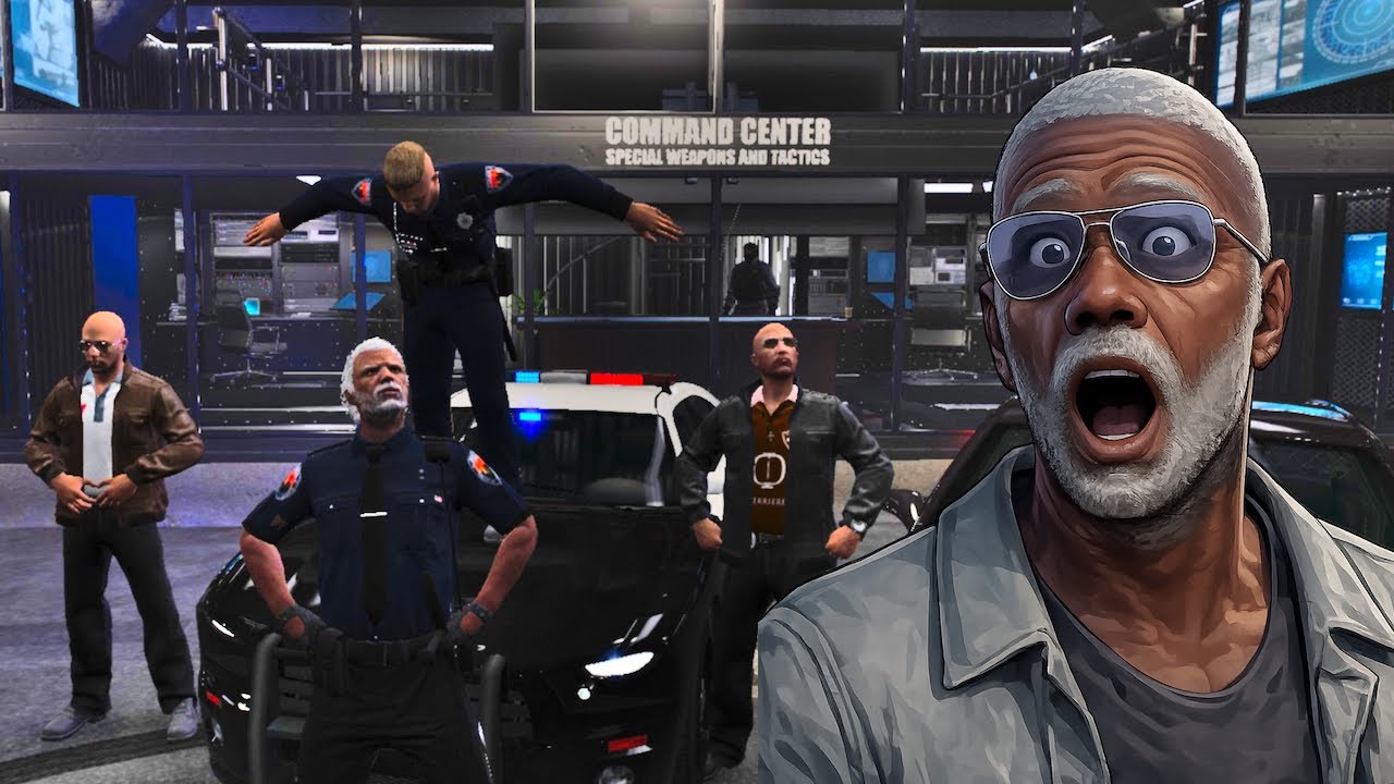 DZIADEK W POLICJI?!