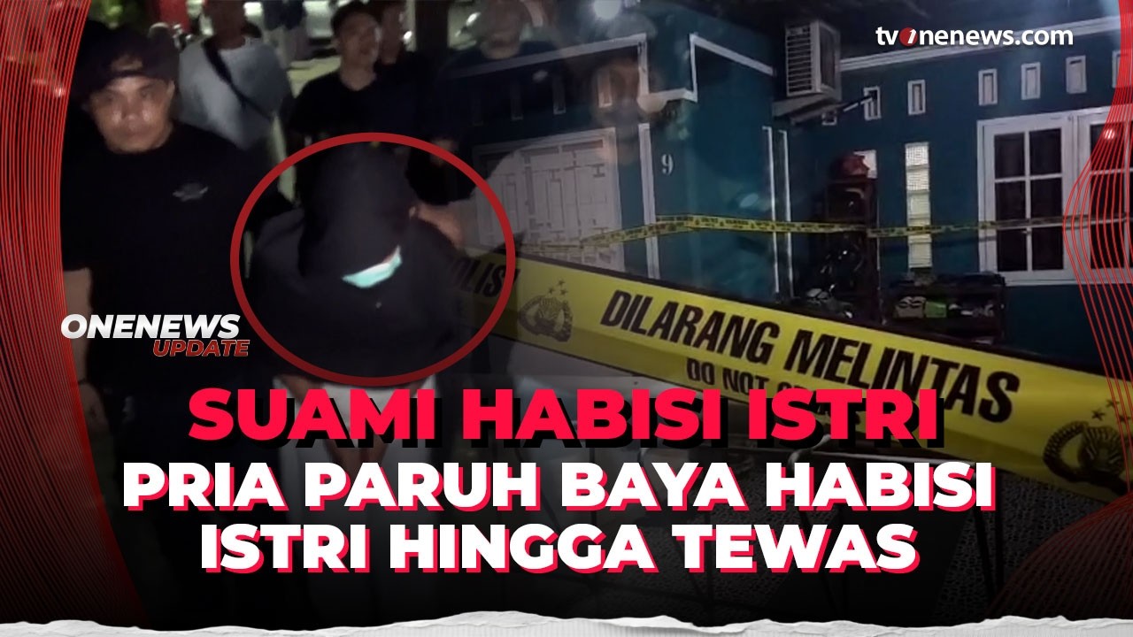 Pria Paruh Baya Tega Bunuh Istri Secara Sadis | OneNews Update