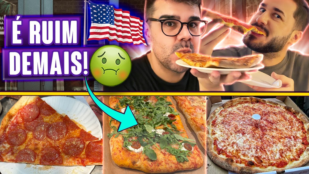 EUA: A VERDADE SOBRE A PIZZA DE NOVA YORK!🍕 VALE A FAMA OU É SUPERVALORIZADA?! - Titi Fabri