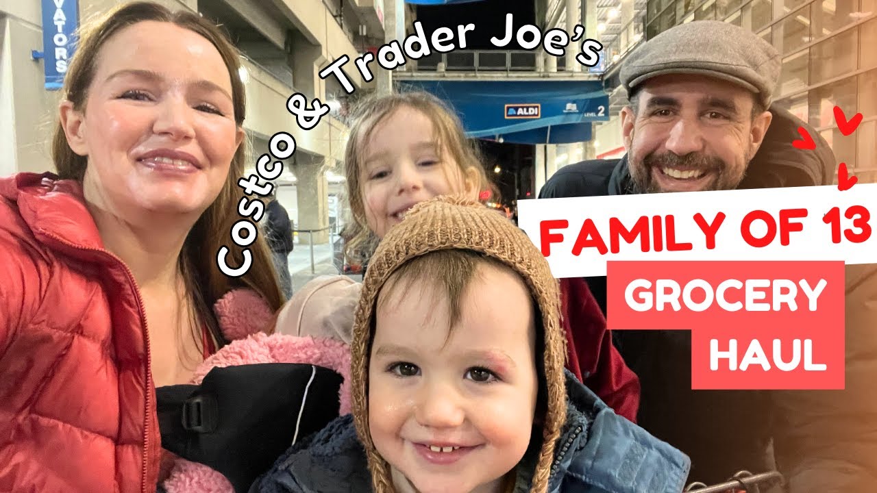 СЕМЬЯ ИЗ 13 ЧЕЛОВЕК — ПОКУПКА ПРОДУКТОВ 🍅🥑 В НЬЮ-ЙОРКЕ 🗽 В COSTCO И TRADER JOE'S