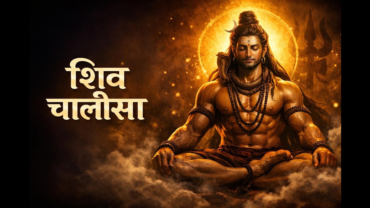 संपूर्ण शिव चालीसा 2026 | Complete Shiva Chalisa With Lyrics - 11 times for Divine Blessings