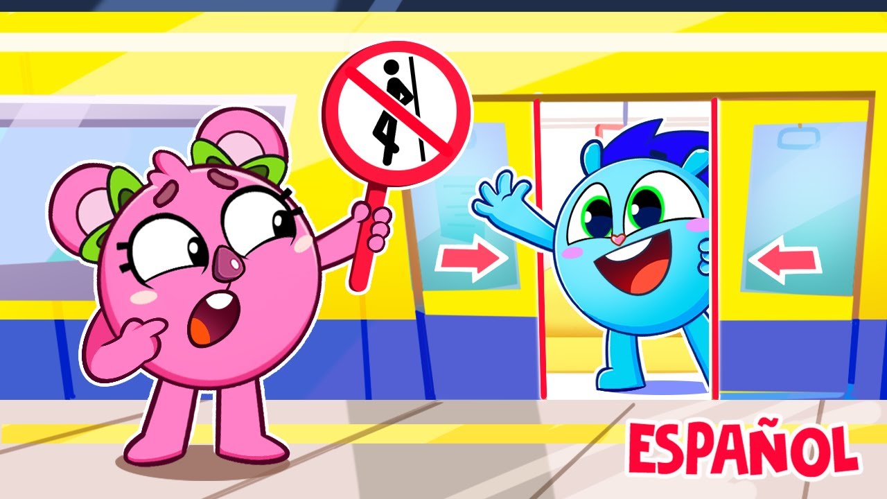 Primera Vez en el Metro || Normas de Seguridad y Canciones Divertidas para Niños de Baby Zoo Español