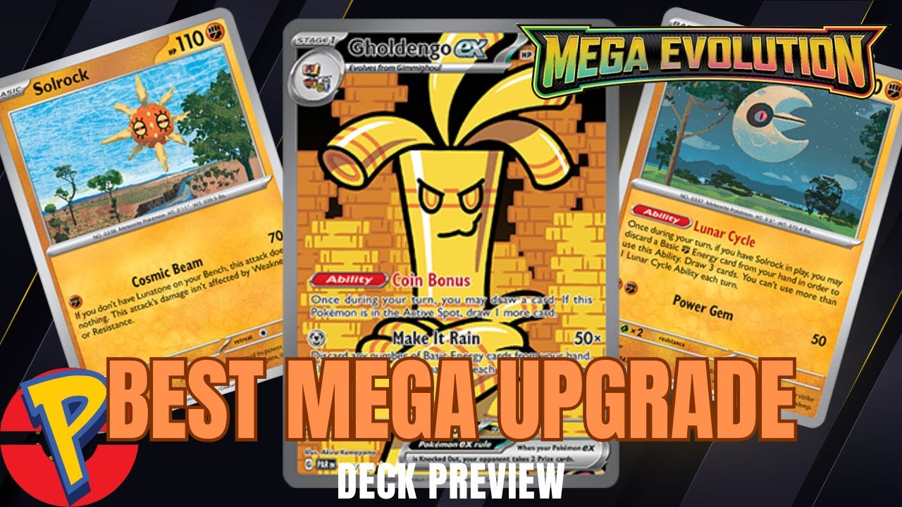 Mega Upgrade!!! Gholdengo ex With Solrock and Lunatone Is SO Good