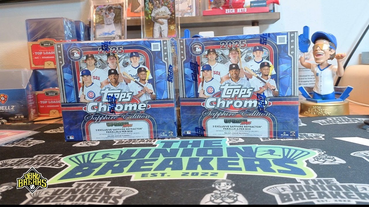 2025 Topps Chrome Sapphire 2 Box Random!