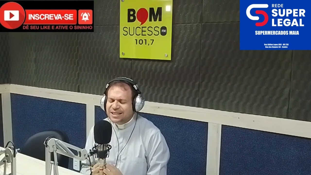 Padre Fabrício Timóteo programa dia 21 de fevereiro de 2025, na rádio Bonsucesso FM; de Pombal