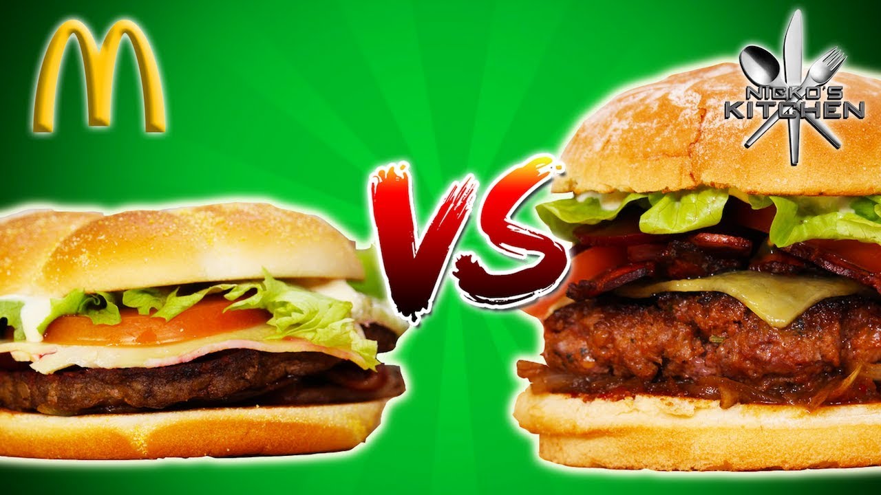 McDONALDS ANGUS BURGER vs HOMEMADE - Fast Food Beef EXPOSED!