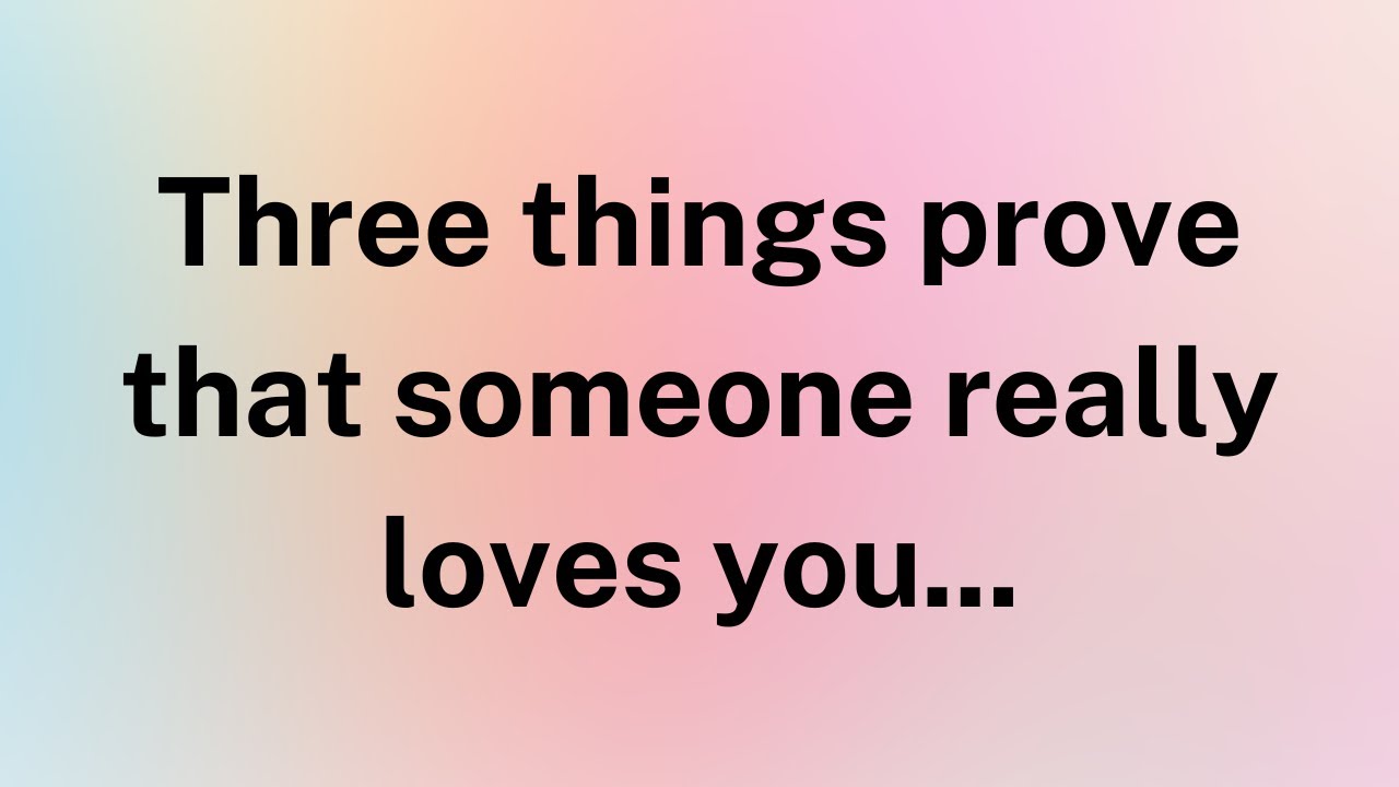 Три вещи доказывают, что кто-то действительно вас любит... | Шокирующие факты из психологии | Ана...