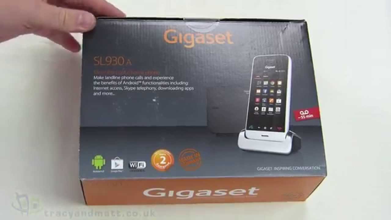 Gigaset SL930A unboxing video