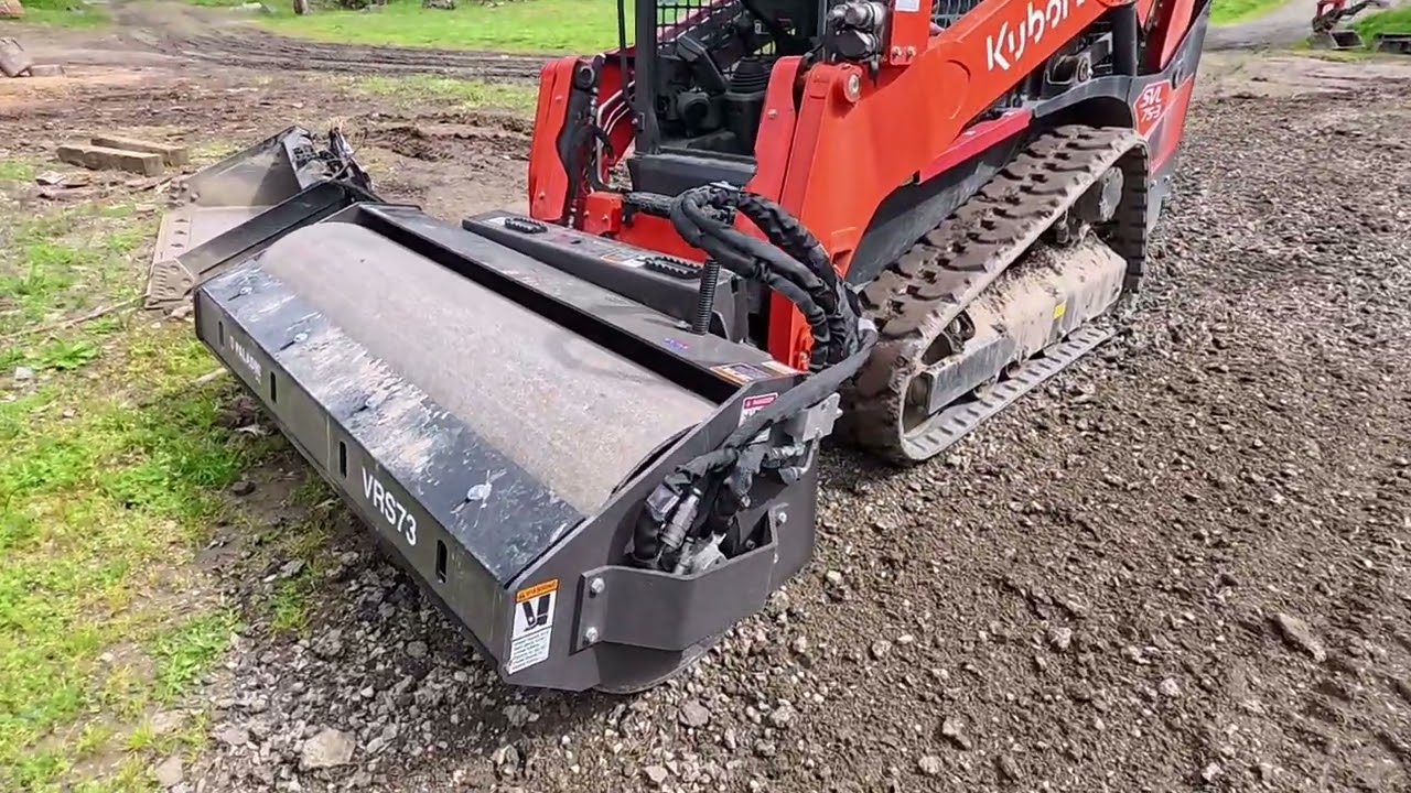 Bradco Skid Steer Roller comes to the Kubota stable