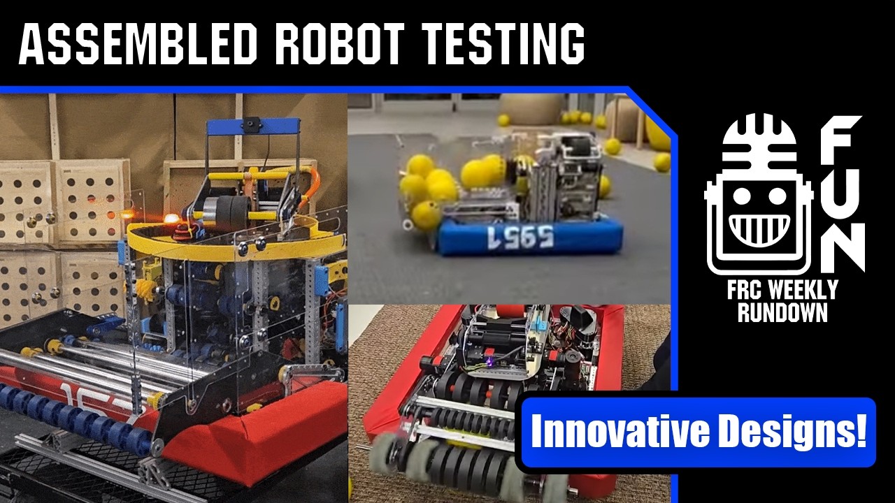 Тестирование собранных роботов командами REBUILT | Еженедельный обзор FRC