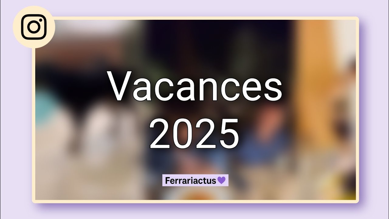 Vacances 2025 de Jérémy Ferrari. 