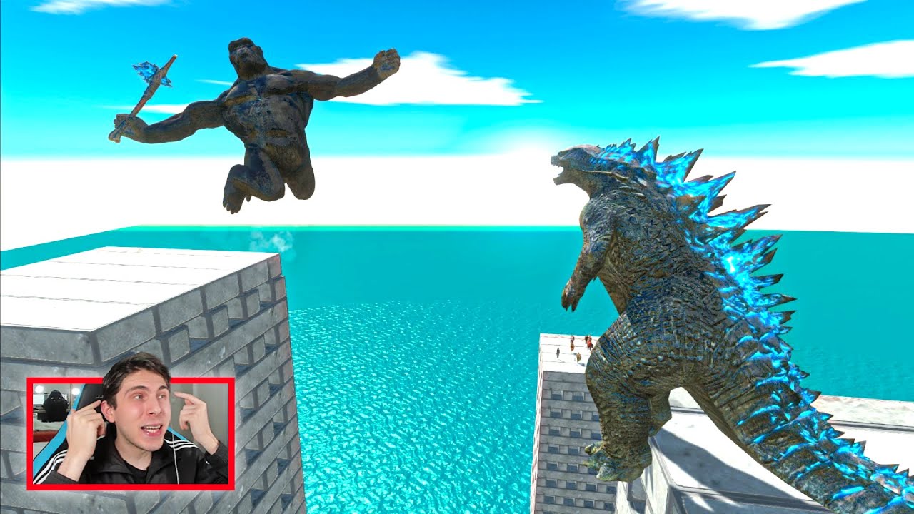 KONG PELEANDO EN EDIFICIOS - REACCION THEKALO