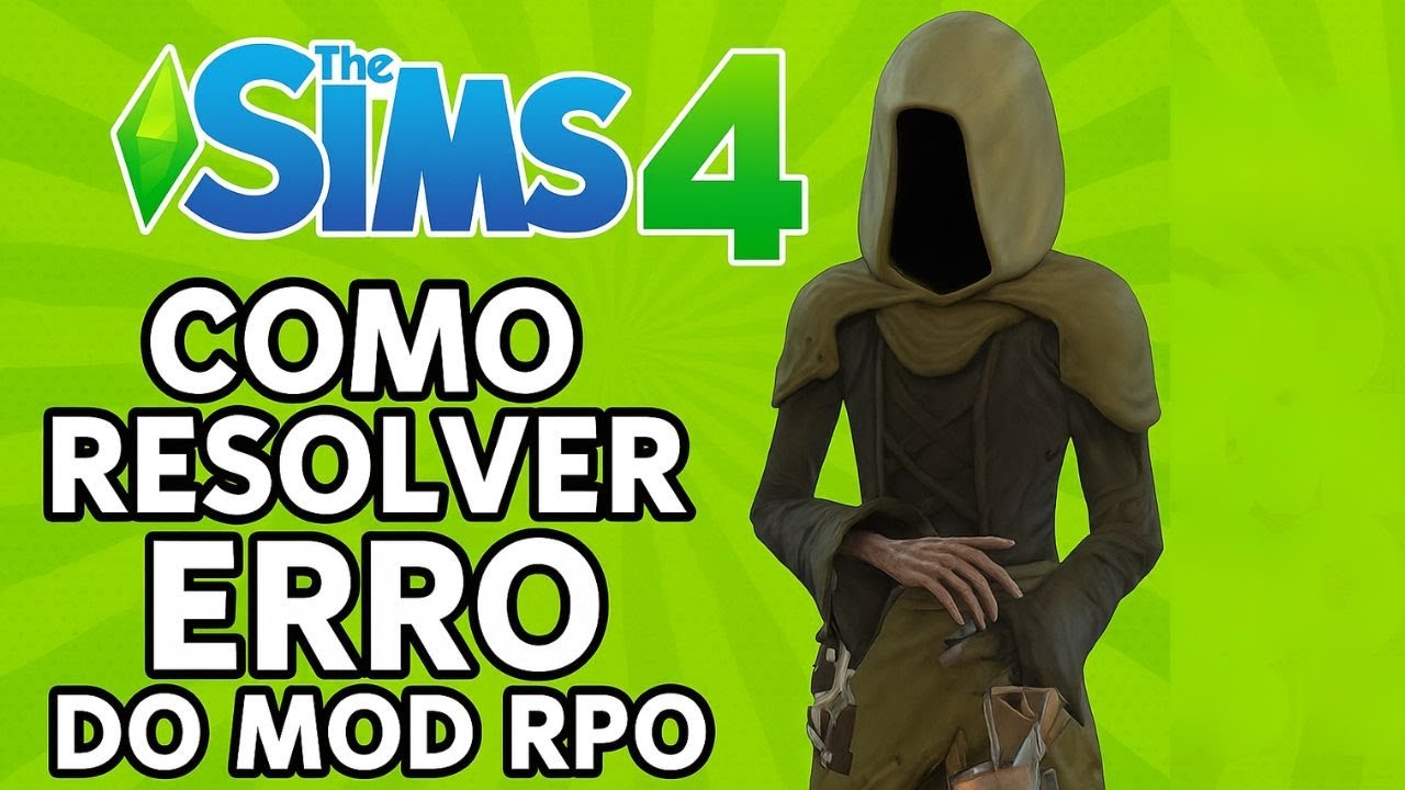 COMO ARRUMAR O ERRO DA DONA MORTE NO MOD RPO|  THE SIMS 4