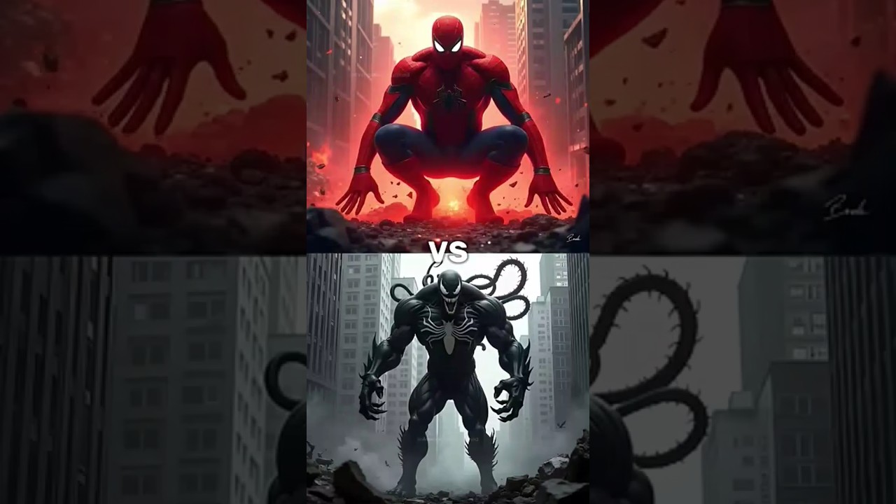 Spiderman vs Venom☠️💯 vs Hulk Wolverine☠️Ironman,☠️ Joker, Superman☠️Deadpoo☠️The Flash,