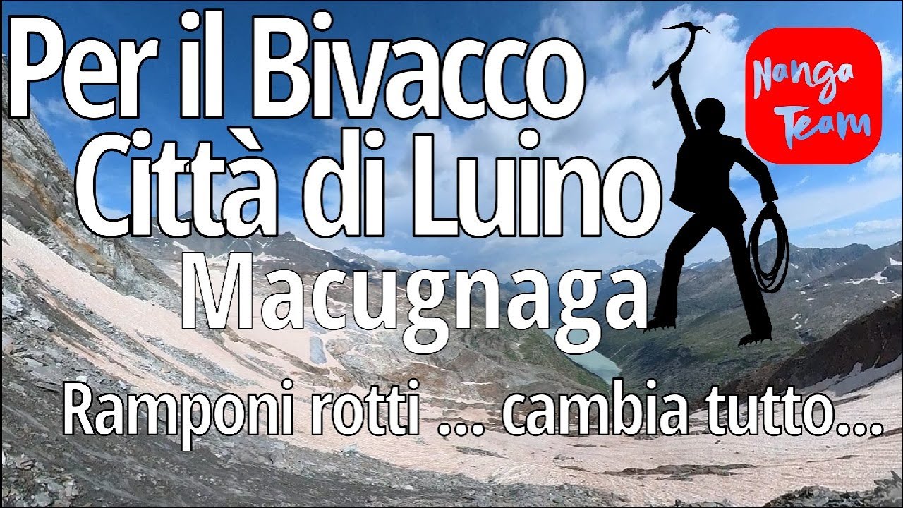 Per il Bivacco città di Luino (VCO) - Tutto OK poi si rompe un rampone e il gioco cambia...