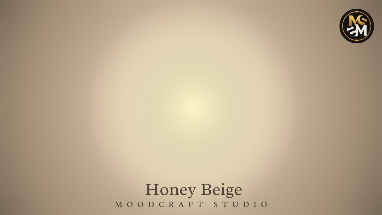 Honey Beige Aura Background Loop 4K - Warm Aesthetic Ambient Light